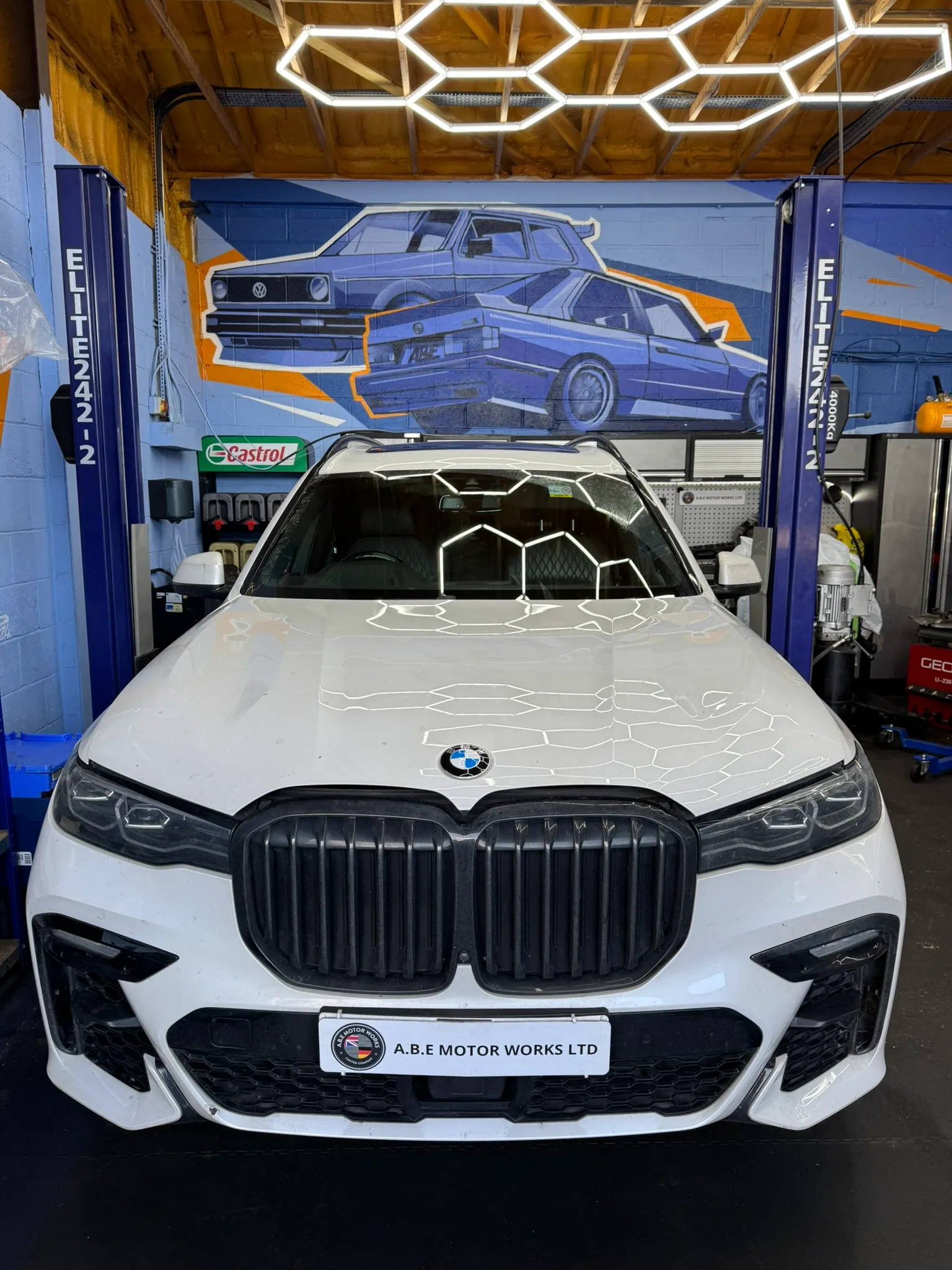 White BMW