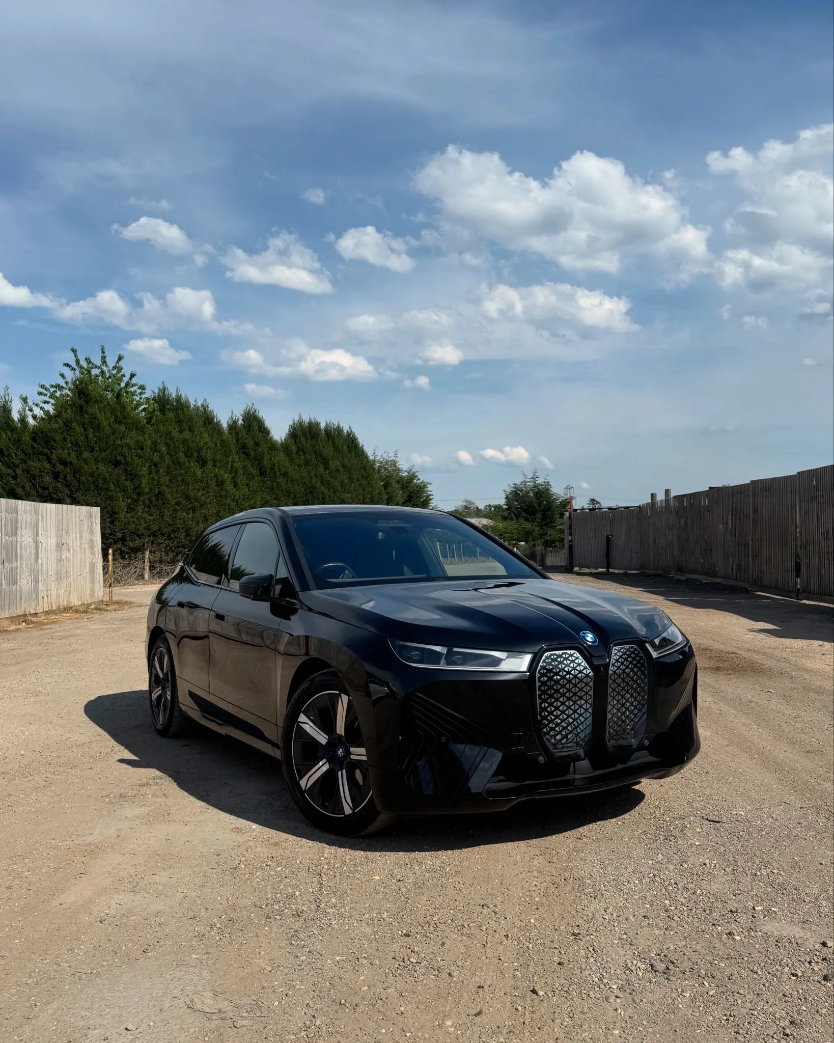 black large car